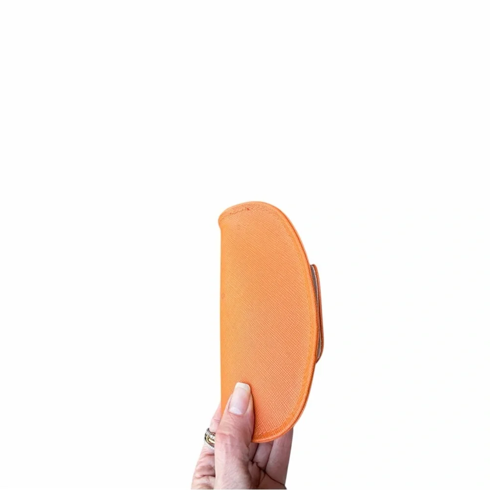 Tory Burch Orange oversized Sunglasses Case